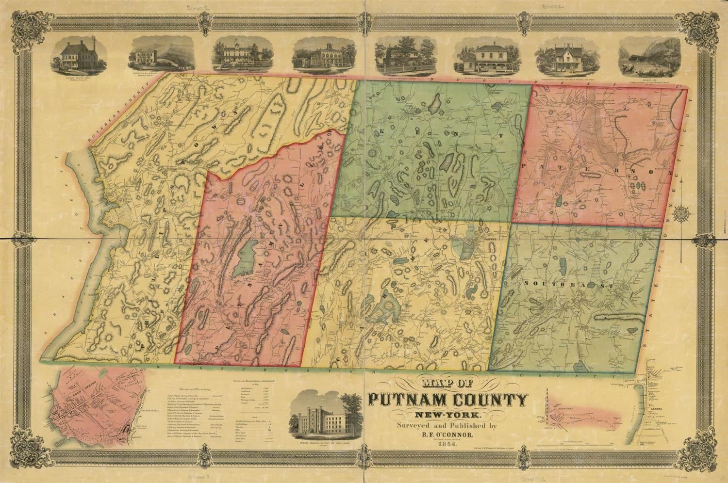 Map of Putnam County
