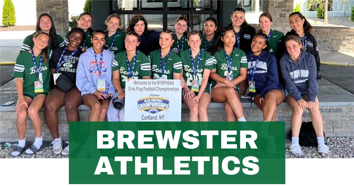 2023-24 girls flag football team at the NYSPHSAA Girls Flag Football Championships in Cortland, NY