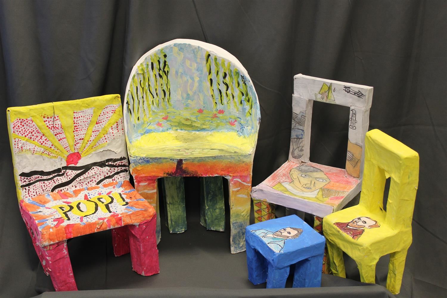Student Artwork of Chairs